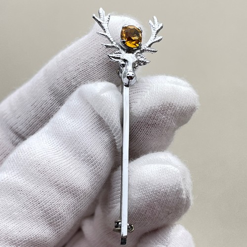 Vintage mizpah stag head bar - mizpah,