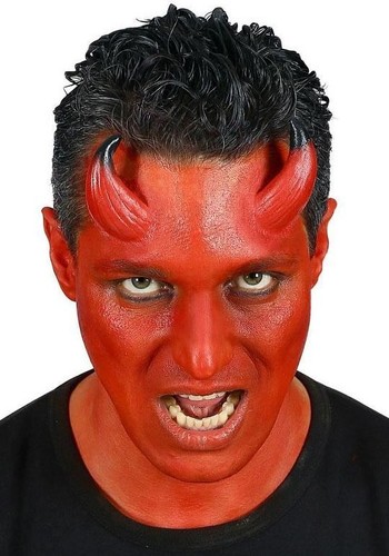 Red devil horns - red,