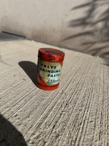 Old grinding paste - can, tin