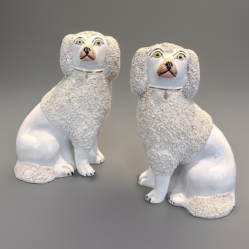 Pair antique staffordshire - of,