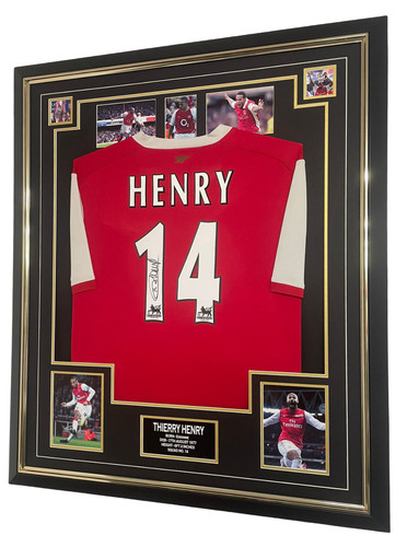 Framed thierry henry - henry, signed