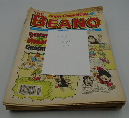 Beano comics 1995 fair to - 21,