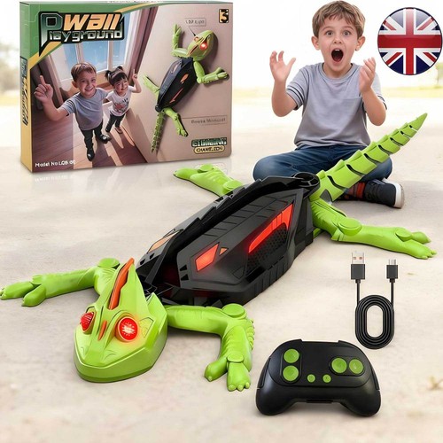 Wall climbing gecko - climbing, led