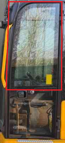 Upper cab door - upper,
