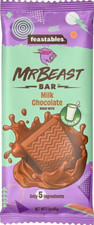 Mr Beast Bars Feastables Milk Chocolate 5 Pack As Seen On Tik Tok