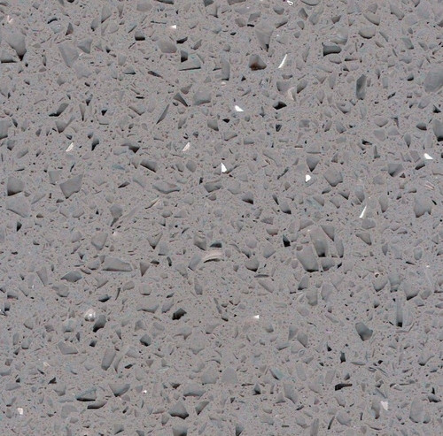 Grey sparkle quartz kitchen - grey,