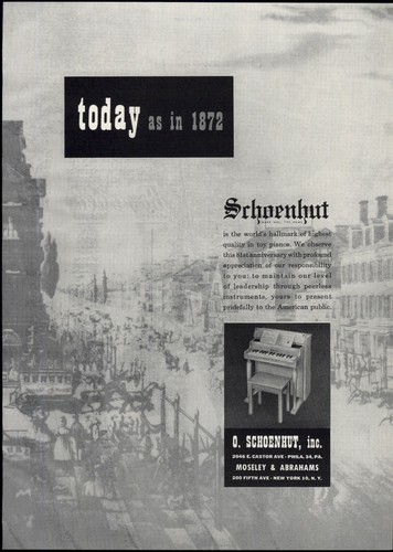 1953 paper schoenhut toy - paper,