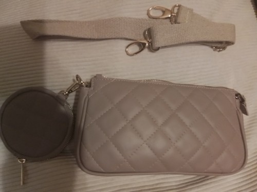 Ladies leather handbag with - ladies,