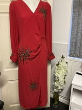 Hope & Ivy Maxi Red Chiffon