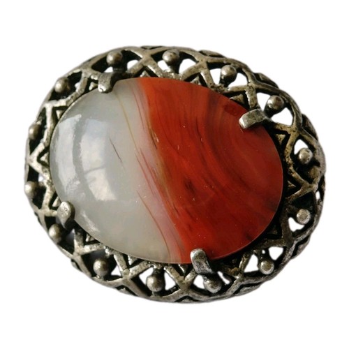 Vintage miracle brooch signed - vintage,