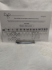 Short square press nail - short,