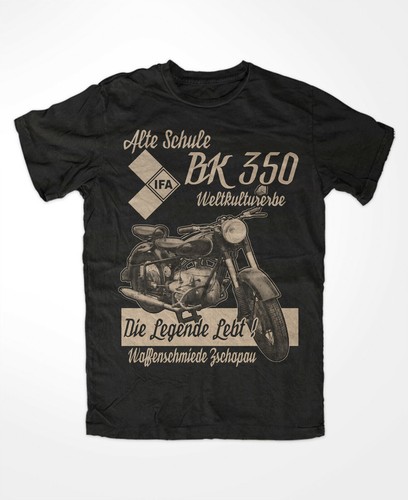 Ifa 350 zschopau shirt - bk, t-shirt