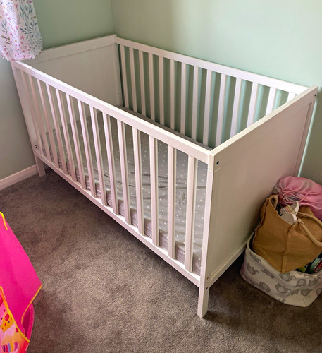 Ikea white wooden - white,