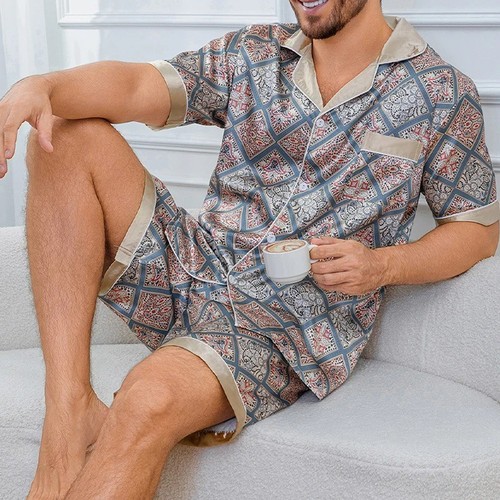 Mens silk satin - silk, set