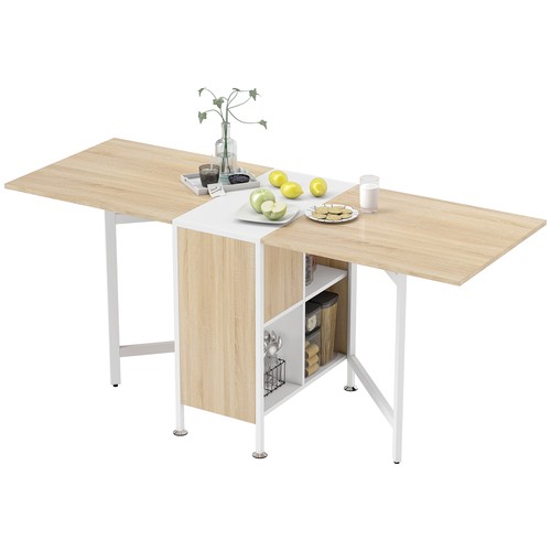 Homcom folding table - table, computer
