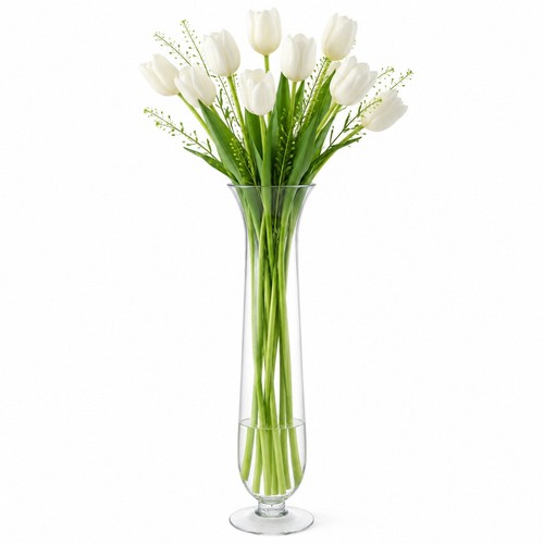 Tall glass flower vases - tall,