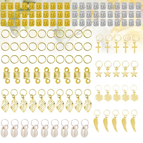 140 pcs hair cuffs dreadlock - hair,
