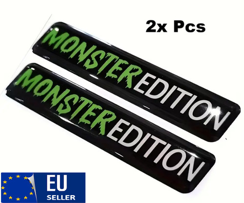 2pcs gel stickers monster - 2pcs,
