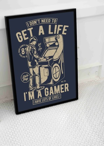 Retro gaming arcade - gaming, gamer