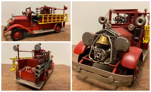 Metal tin model vintage - tin,