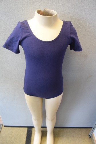 Navy blue short sleeve cotton