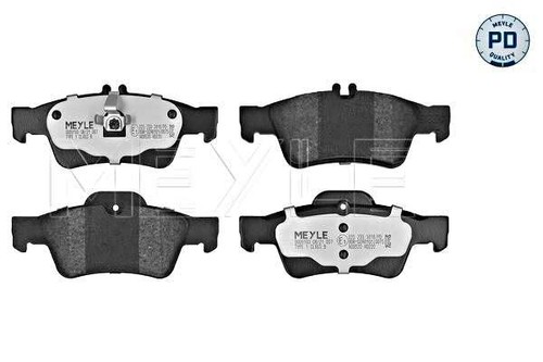 Rear disc brake pad - brake, set