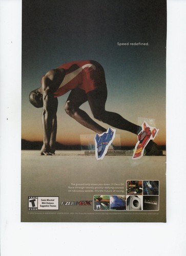 2003 zero gamecube print - 2003, f-zero