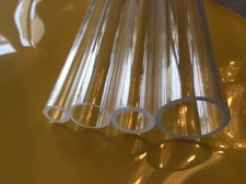 CLEAR ACRYLIC PERSPEX PIPE tube 6mm 8mm 10mm 12mm 15mm 16mm 18mm 20mm 24mm 25mm