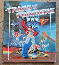 PANINI TRANSFORMERS STICKER ALBUM COMPLETE HASBRO 1986