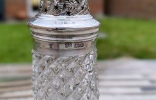 Hallmarked repousse stirling - repousse,