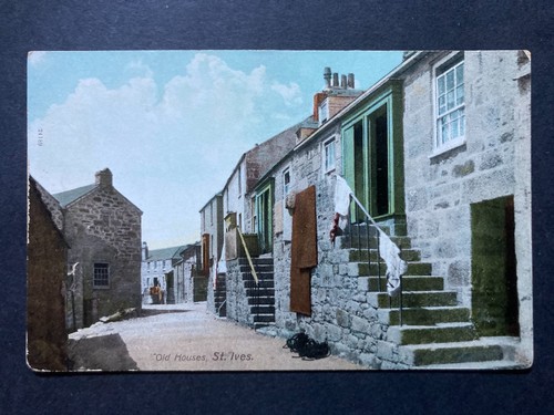 Old houses ives cornwall - old,