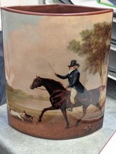 George Stubbs 1724-1806 Beswick Silhouette D'art 3 Sided Parastone Vase NICE!!!