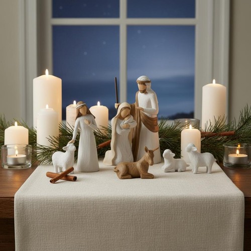 Pieces piece nativity set - piece,