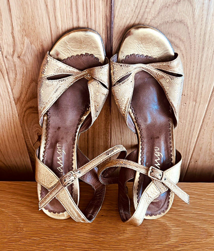 Neo tango gold shoes - tango,