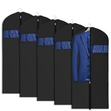 5xBreathable Hanging Suit Dress Coat Garment Storage Bag Clothes Cover Dustproof