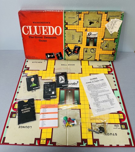 Cluedo vintage board game - vintage, 1965