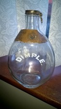 Collectible Vintage Haig Whiskey Dimple Bottle