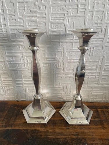 Pair sterling silver - pair, of