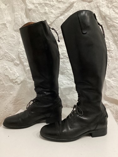Ariat black leather riding - ariat,