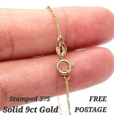 9 ct Gold Chain Necklace 375