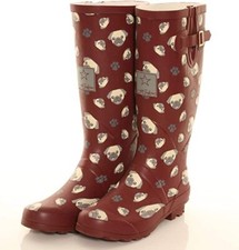 Ladies Wellington Boots - Pug
