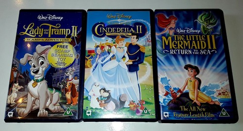 Disney vhs video - 3x,