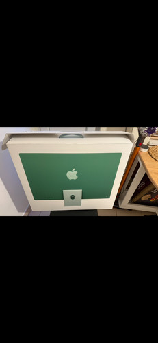 Imac empty box - green,
