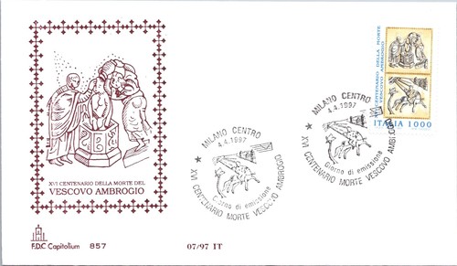 Italy fdc 1997 - italy, centenary