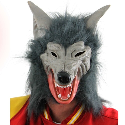 Grey wolf mask - wolf, dress