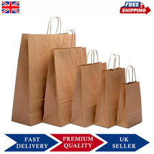50 Brown Kraft Paper Bags