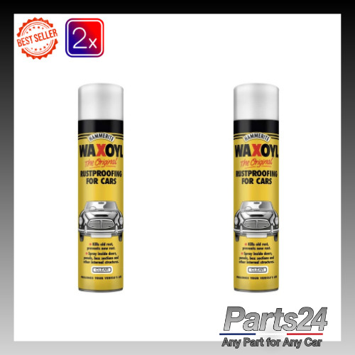 Hammerite waxoyl clear - 2x,