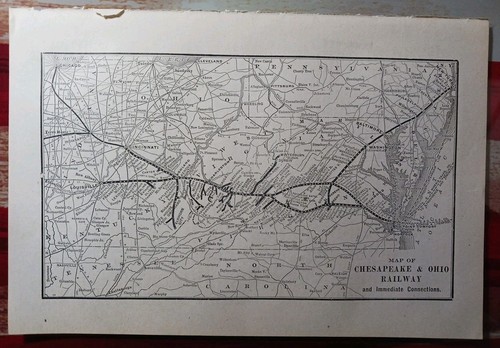 1910 train route map - route,