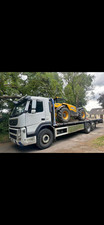Volvo beavertail plant lorry