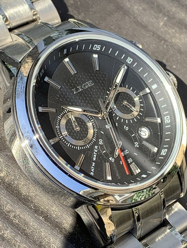 Chronograph large watch - watch,, dual
